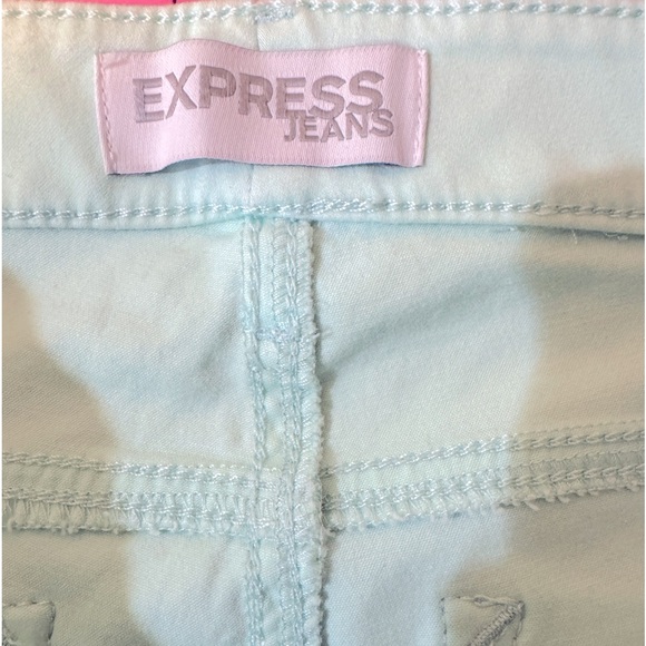 NWT Express Mint Green Stella Low Rise Skinny Jeans - Picture 11 of 16